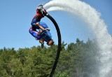 Dni Miastka. Atrakcje nad jeziorem Lednik, m.in. pokazy flyboard (wideo, zdjęcia)