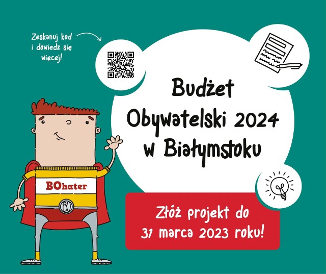 Budżet Obywatelski 2024 w Białymstoku. Ostatnie dni na złożenie projektu!