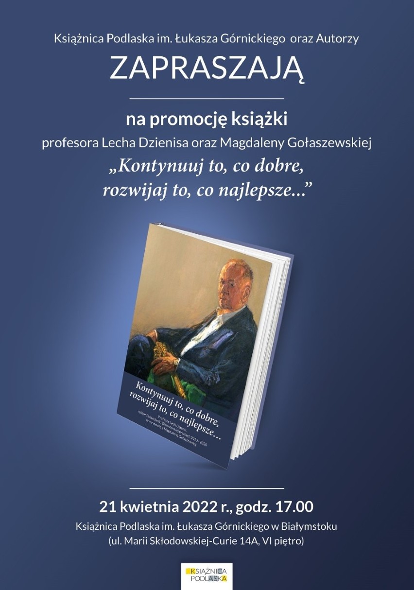 Promocja książki prof. Lecha Dzienisa oraz Magdaleny...