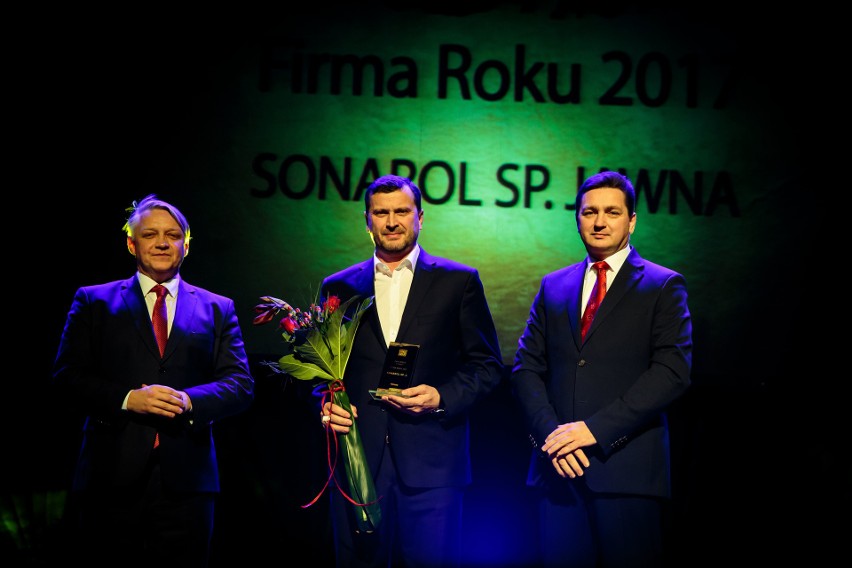 Stanisław Najda, właściciel firmy Sonarol, odebrał nagrodę...