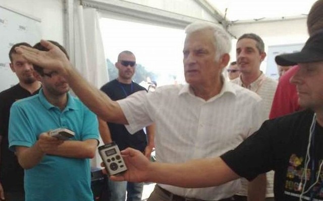 Przystanek Woodstock. Jerzy Buzek był gościem Akademii Sztuk Pięknych. Białostoczanin zapytał go: Czy Pan jest Żydem?