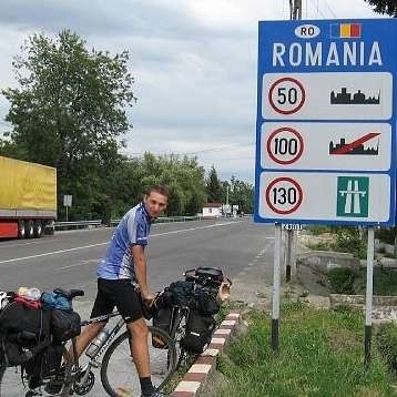 Rowerzyści z Kluczborka - Tomasz Szajniuk i Rafal Czech -  na wyprawie w Rumunii. Rajd potrwa do początku sierpnia.