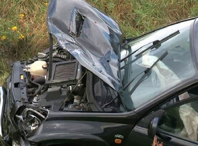 W miejscowości Pisarzowice koło Lubania zderzyły się ze sobą renault i toyota. W wypadku zginął kierowca i pasażerka renault.