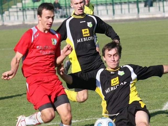 Arkadiusz Duda (z lewej) trenuje z Wisłą Kraków.