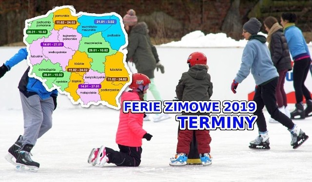 Ferie zimowe 2019 zostały podzielone na cztery dwutygodniowe turnusy.