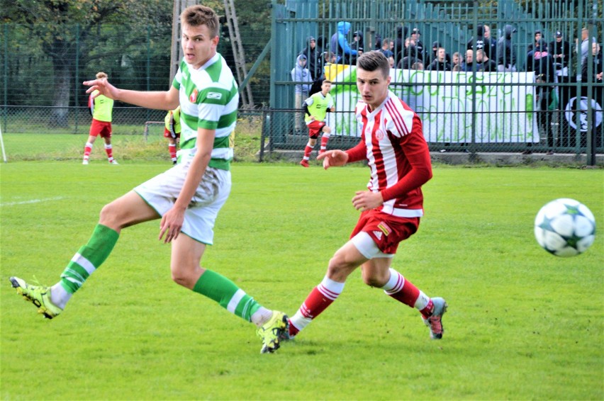 Orlęta Radzyń Podlaski - Soła Oświęcim 2:4. Na zdjęciu:...