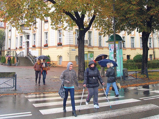 Kasztanowce przed Urzędem Miasta w Białogardzie, też będą ratowane. 