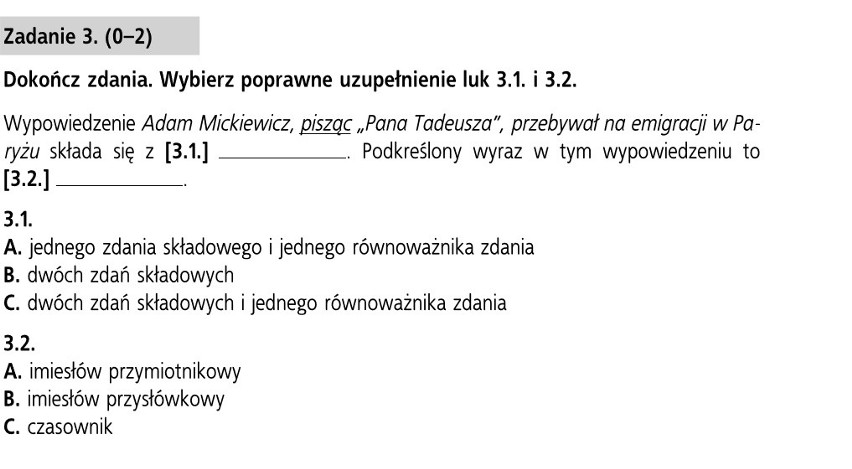 Egzamin ósmoklasisty 2019. [15.12]Język polski - PRÓBNY EGZAMIN ÓSMOKLASISTY Z GWO [PYTANIA I ODPOWIEDZI]