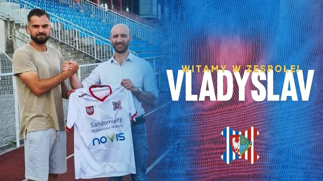 Władysław Kudriawcew, 29-letni obrońca z Ukrainy, został nowym piłkarzem trzecioligowej Wisły Sandomierz.