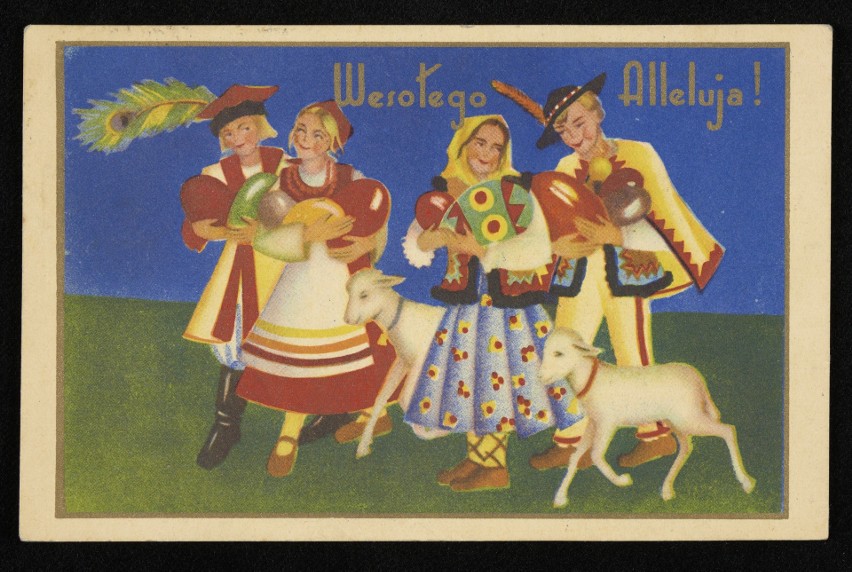 Wesołego Alleluja! Zobacz wielkanocne kartki z początku XX. wieku