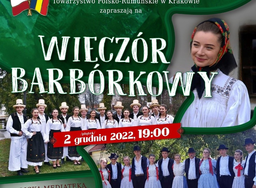 Wieczór Barbórkowy 2022 w Wieliczce. Czas na tańce rumuńskie i węgierskie