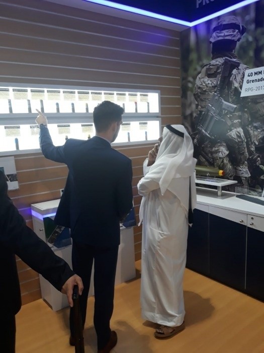 Dezamet z amunicją na targach IDEX 2019 w Abu Zabi