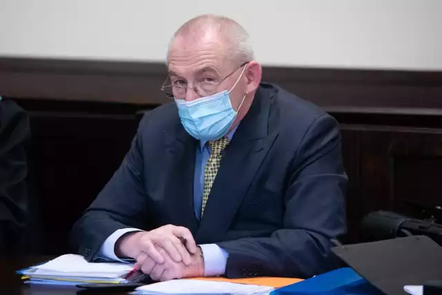 Aleksander Gawronik podczas procesu w 2018 roku.