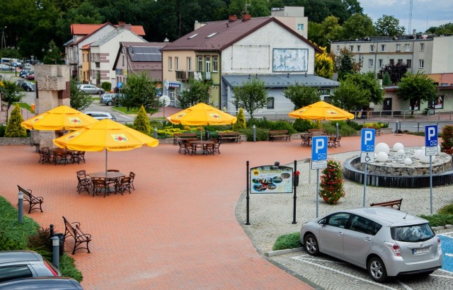 Tak wygląda obecnie plac Oskara Kolberga w Przysusze.