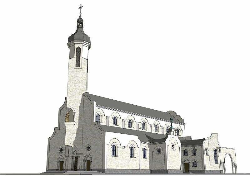 Tak będzie wyglądał gotowy kościół św. Anny...