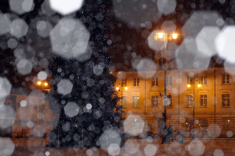 Opady śniegu w Bydgoszczy