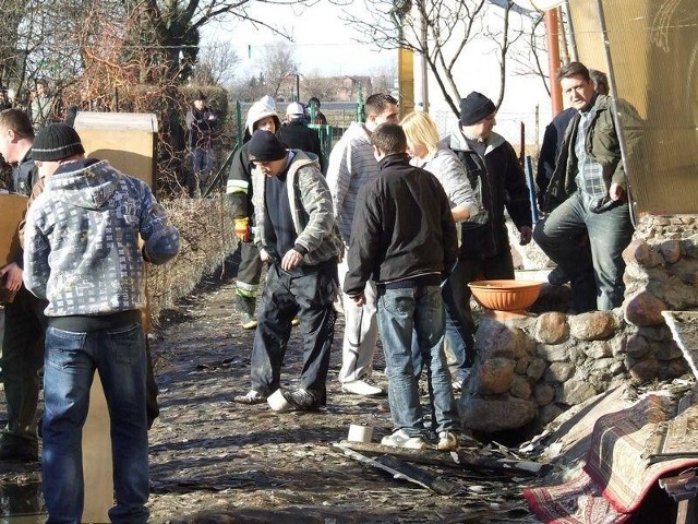 Sąsiedzi pomogli podczas pożaru