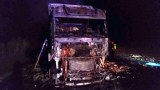 W pobliżu Torunia spaliła się ciężarówka z makulaturą. Trasa S10 była przez 6 godzin zablokowana [ZDJĘCIA]