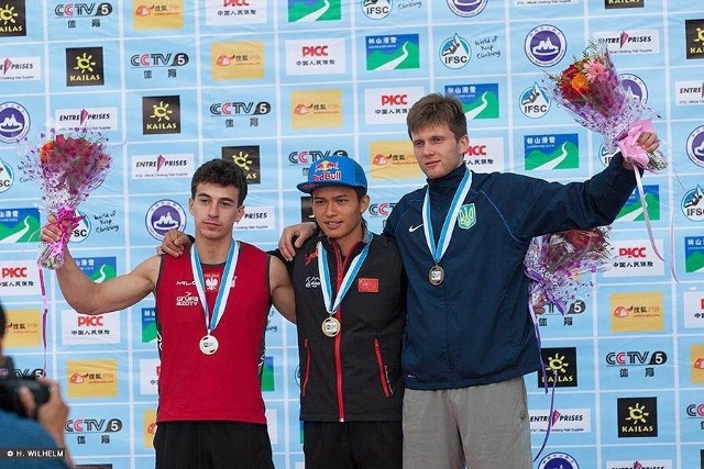 Marcin Dzieński (z lewej) coraz lepiej radzi sobie w zawodach Pucharu Świata