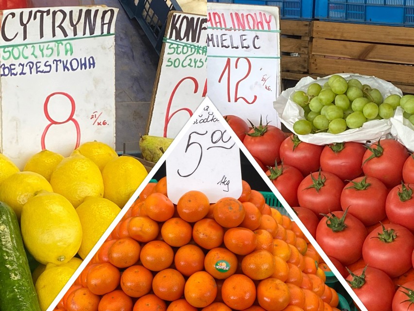 Ceny owoców i warzy na kieleckich bazarach we wtorek 12...