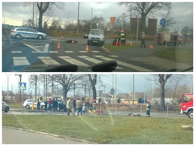 Do wypadku doszło na ul. Gorzowskiej w Kostrzynie, na skrzyżowaniu niedaleko marketu tesco.