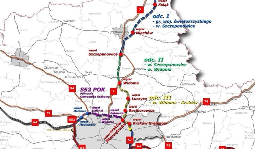 Znamy firmę, która wybuduje pierwszy odcinek drogi ekspresowej S7 na północ od Krakowa