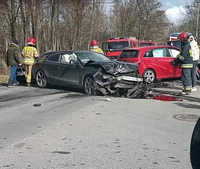 Wypadek w Wysokiej pod Wrocławiem