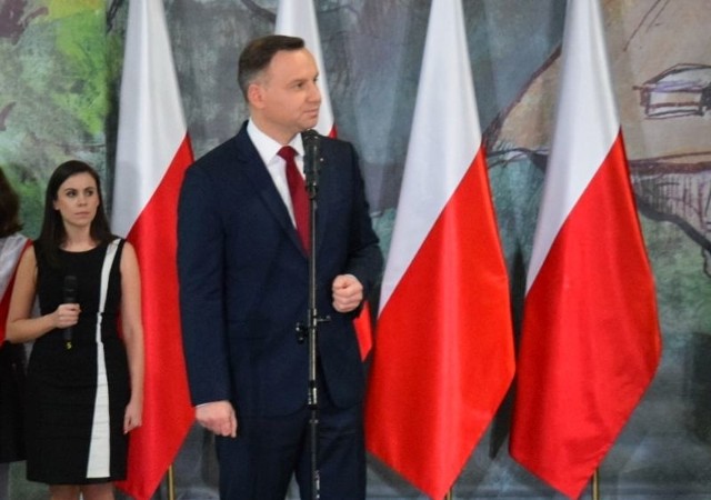 Prezydent Andrzej Duda w Krapkowicach.