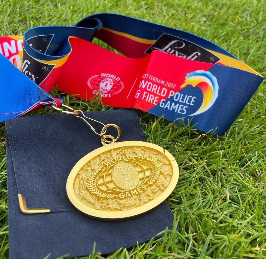 Mundurowi z regionu zdobyli medale podczas światowych igrzysk w Rotterdamie