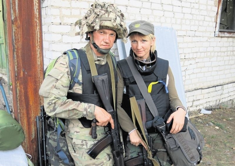 Olena i Walery poznali się podczas szkolenia wojskowego na...