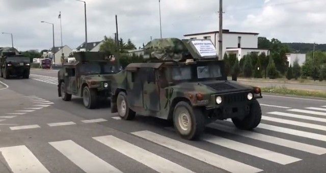 Ulicami Grudziądza przejechało kilkadziesiąt wojskowych pojazdów.