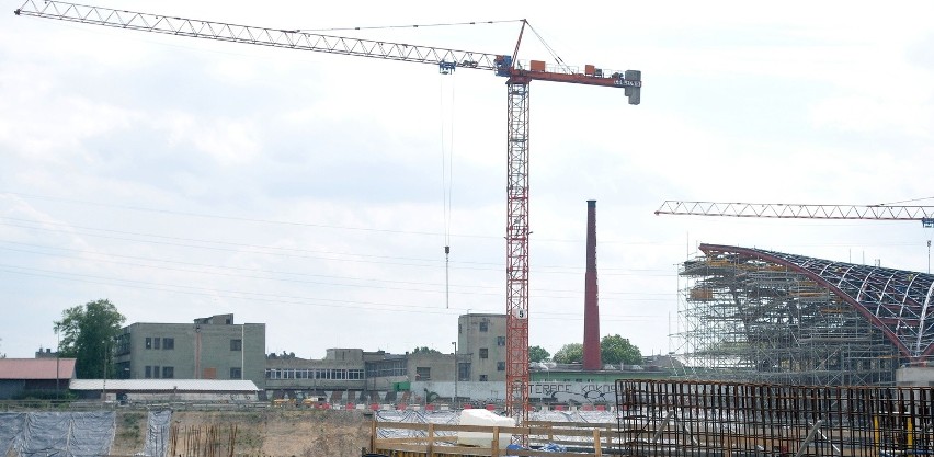 Budowa Dworca Łódź Fabryczna. Firma Enkev musi zwolnić działkę pod budowę Nowotargowej