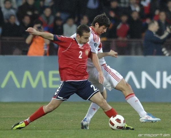 Levon Airapetian wystąpił w meczu reprezentacji Armenii