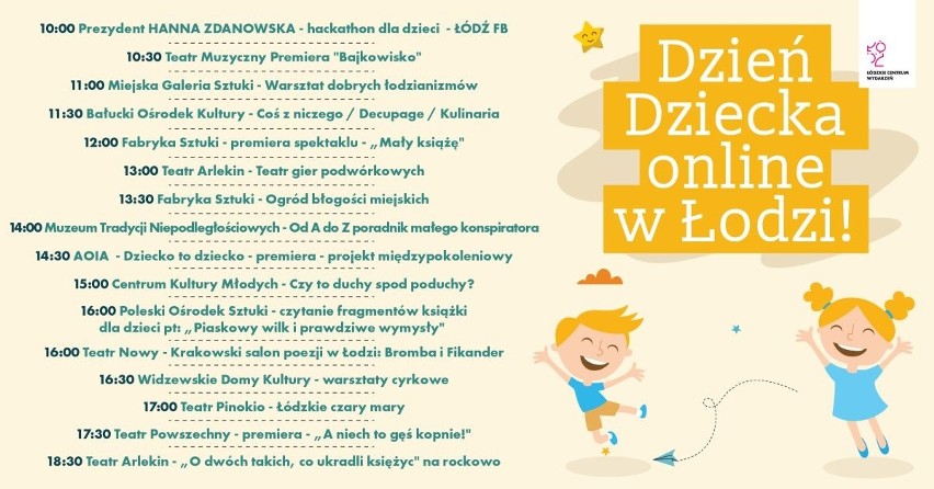 W poniedziałek 1 czerwca przypada Dzień Dziecka, tym razem wszystkie atrakcje dla dzieci tylko wirtualnie