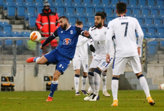 Lech Poznań przegrał z Rangers FC i zajął ostatnie miejsce