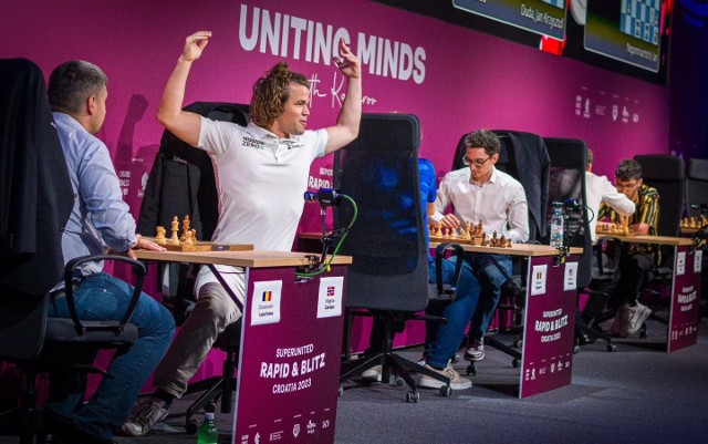 Magnus Carlsen liderem po czterech dniach rywalizacji Grand Chess Tour w Zagrzebiu