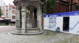 Sopot: Kontener medyczny przy kościele św. Jerzego będzie teraz punktem wymazów. Szczepienia koronawirusowe przeniesione do sanatorium MSWiA