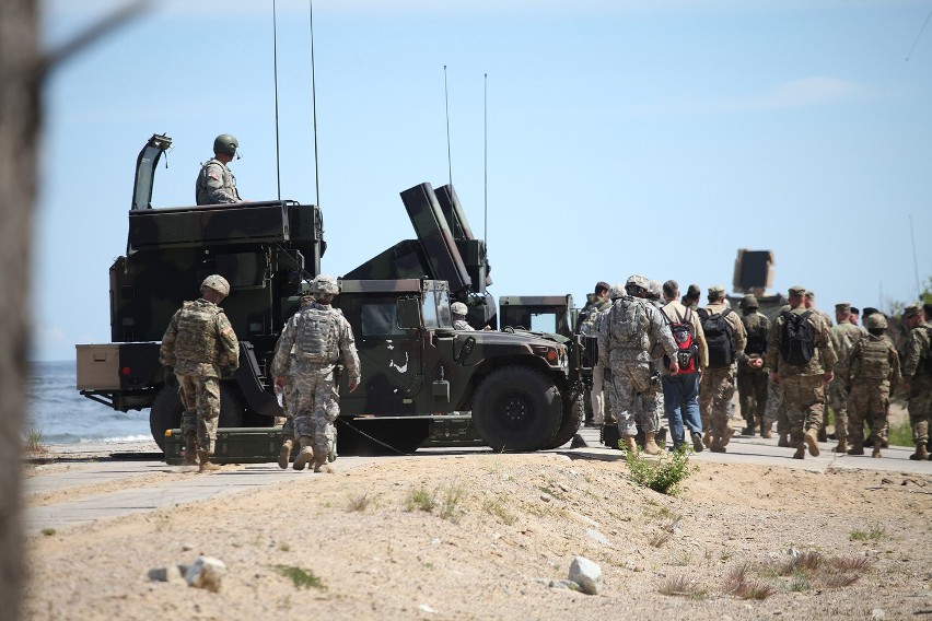 Ćwiczenia wojskowe ANAKONDA 2016 na poligonie w Ustce.