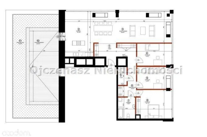 Mieszkanie, 152,77 m², Bydgoszcz...