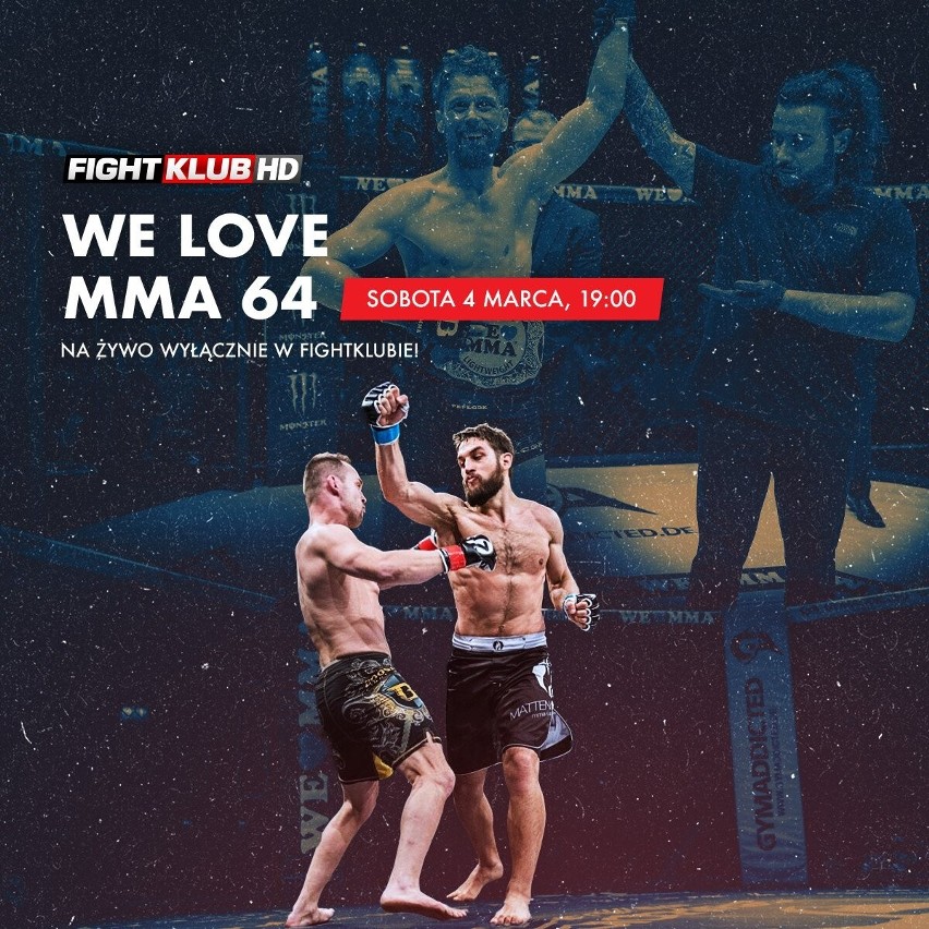 We Love MMA 64. Największa niemiecka organizacja sportów walki powraca! Transmisja gali na antenie Fightklubu