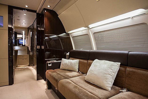 Luksusowy airbus osiąga prędkość 850 km/h.
