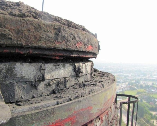 Widok z komina ciepłowni MPEC-u Łomża