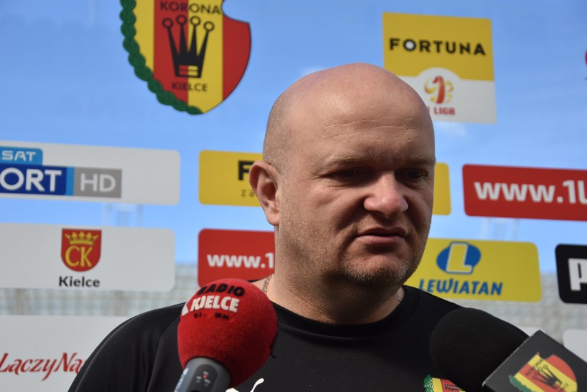 Trener Korony Kielce Maciej Bartoszek o nowych transferach. Liczy na wzmocnienie ofensywy [WIDEO, ZDJĘCIA]