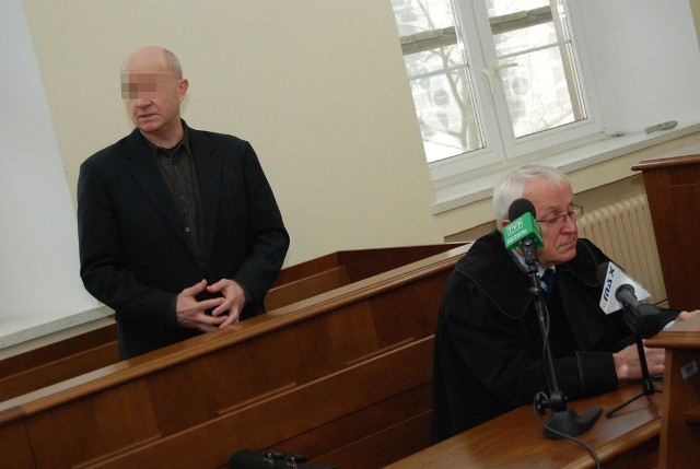 Zygmunt C. podczas poprzedniej rozprawy.