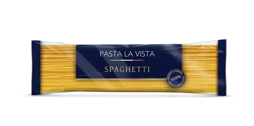 Spaghetti to podłużny makaron z pszenicy durum.
