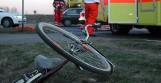 Wypadek w gminie Masłowice. Pijany rowerzysta wjechał pod auto 