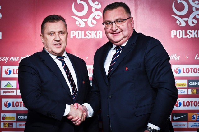 Jagiellońską przeszłość mają selekcjoner reprezentacji Czesław Michniewicz (z prawej) i zatrudniający go szef PZPN Cezary Kulesza