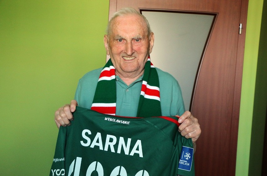 Zdzisław Sarna od 66 lat kibicuje Śląskowi Wrocław. Jest...