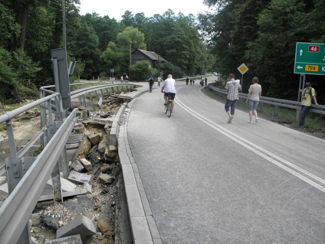 Lelów po powodzi zdjęcia z 7 lipca 2013