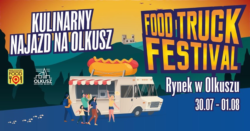 Do Olkusza 30.07.2021 zjadą food trucki